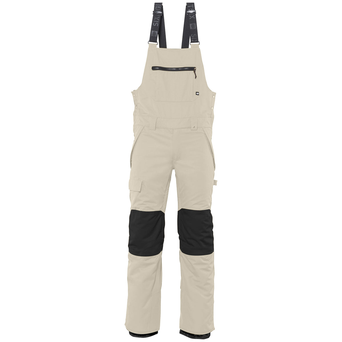686 Hot Lap Insulated Bibs - Men's Putty Color Block