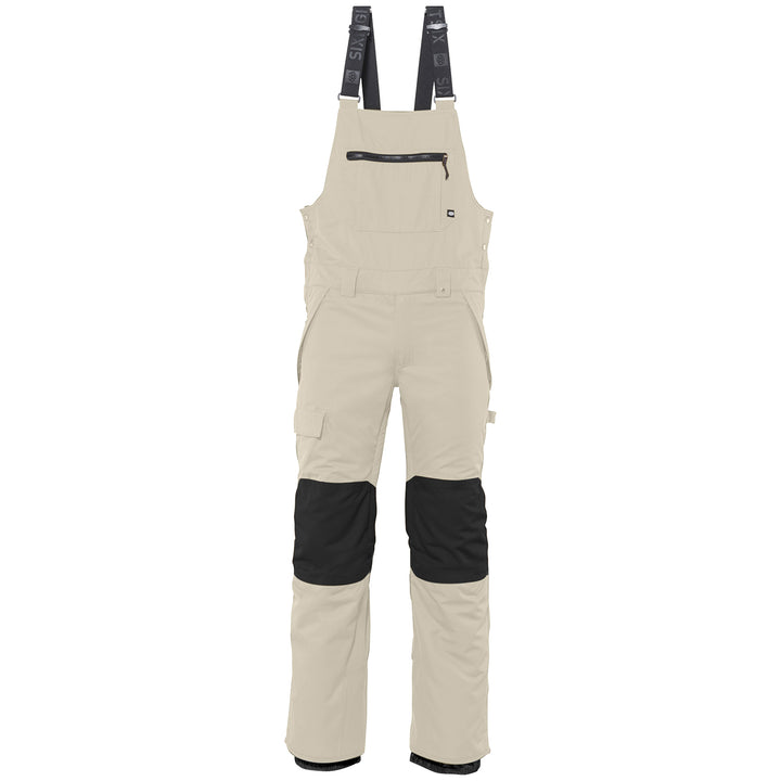 686 Hot Lap Insulated Bibs - Men's Putty Color Block