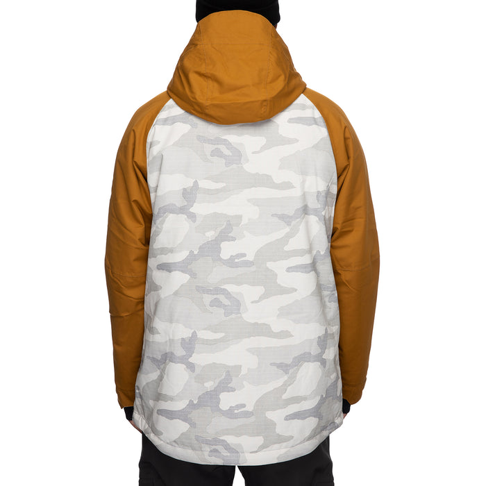 686 Geo Insulated Jacket - Men's Golden Brown Color Block
