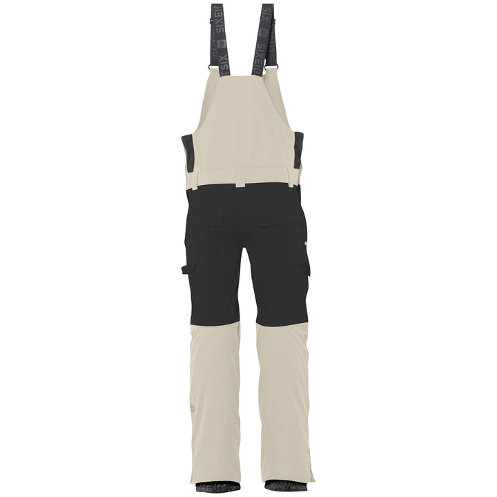 686 Hot Lap Insulated Bibs - Men's Putty Color Block