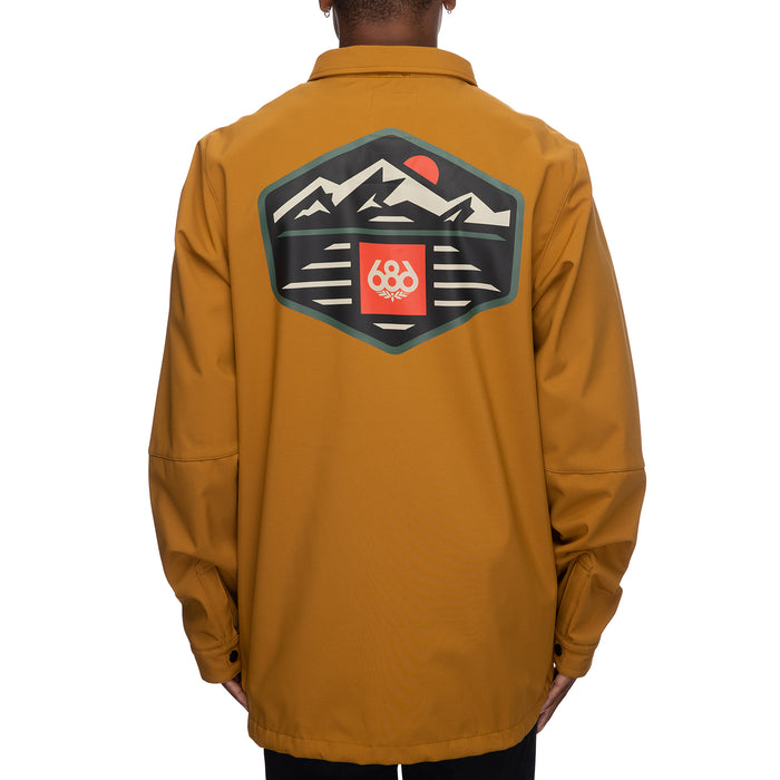686 Waterproof Coaches Jacket - Men's Golden Brown