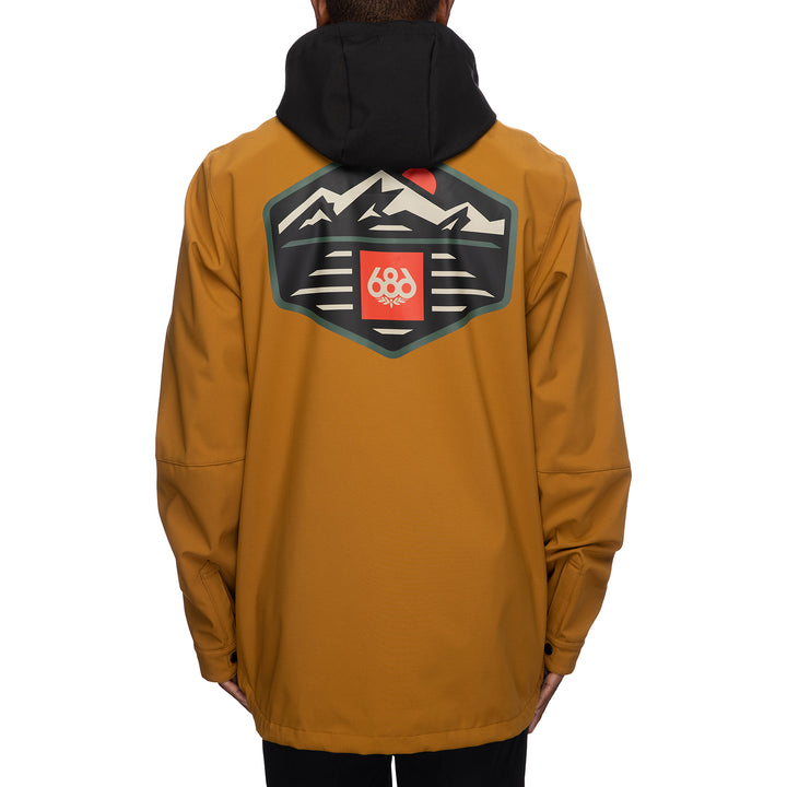 686 Waterproof Coaches Jacket - Men's Golden Brown