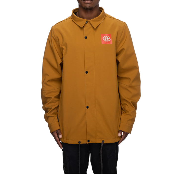 686 Waterproof Coaches Jacket - Men's Golden Brown