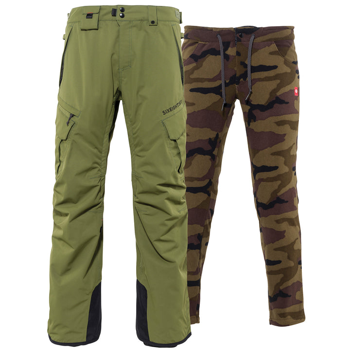 686 SMARTY 3-In-1 Cargo Pants - Men's Surplus Green