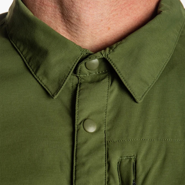 686 Everywhere Snap-Up Long-Sleeve Shirt - Men's Suprplus Green