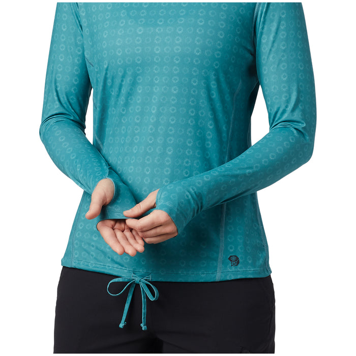 Mountain Hardwear Crater Lake™ Long Sleeve Hoodie - Women's Washed Turq
