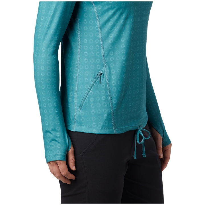 Mountain Hardwear Crater Lake™ Long Sleeve Hoodie - Women's Washed Turq