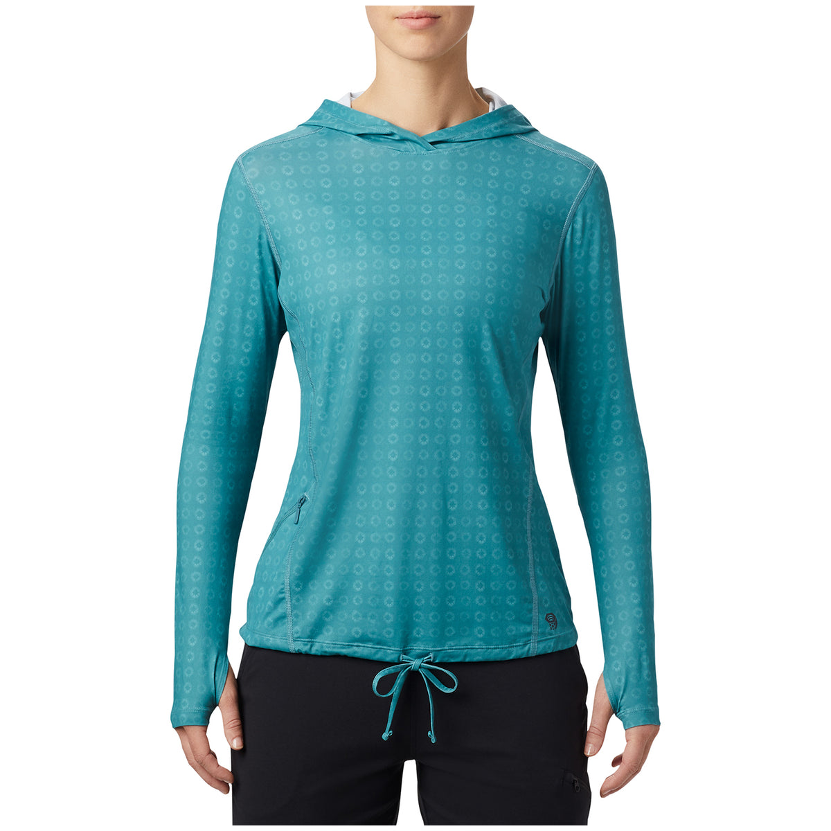 Mountain Hardwear Crater Lake™ Long Sleeve Hoodie - Women's Washed Turq