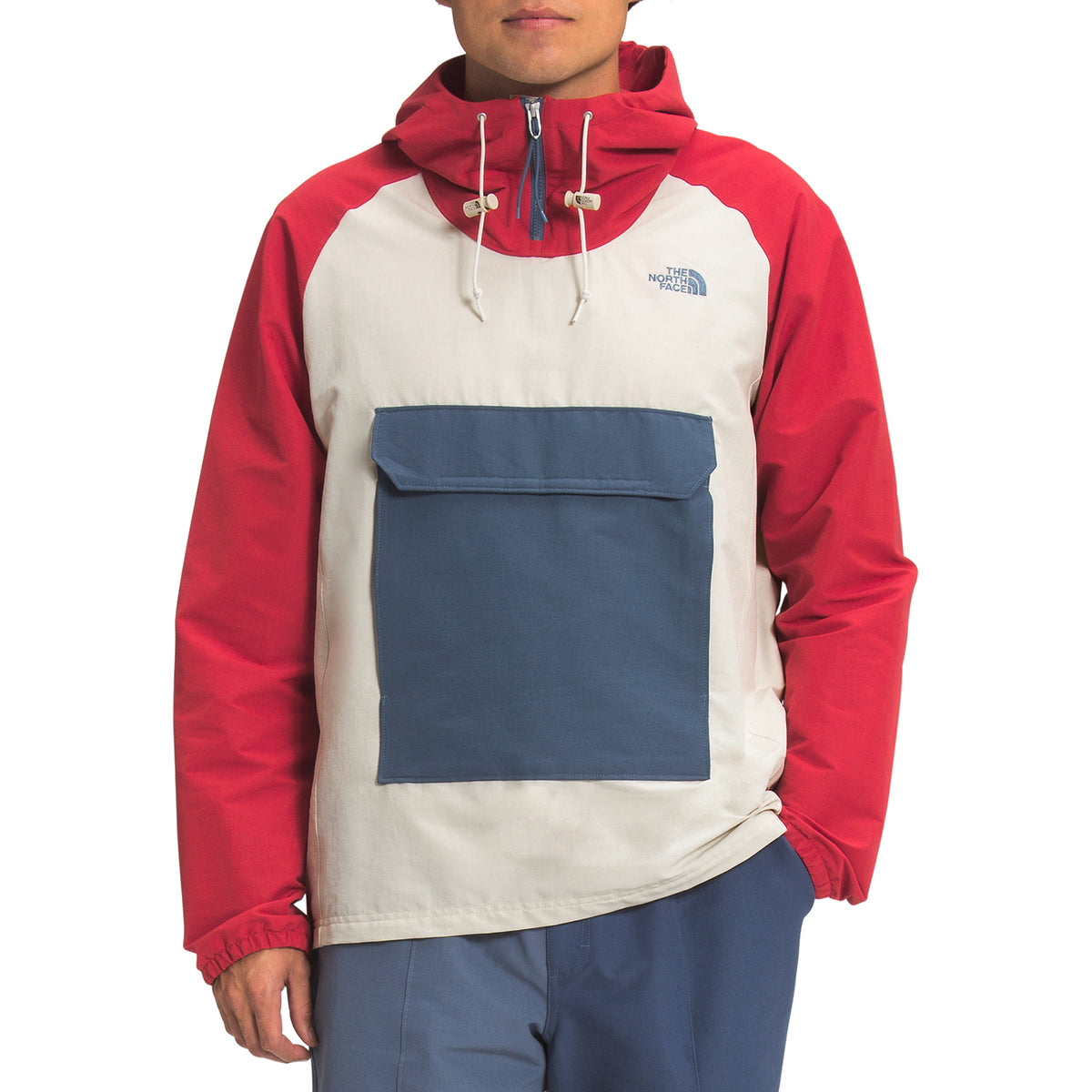 The North Face Class V Fanorak Jacket - Men's Rococco Red/Vintage White
