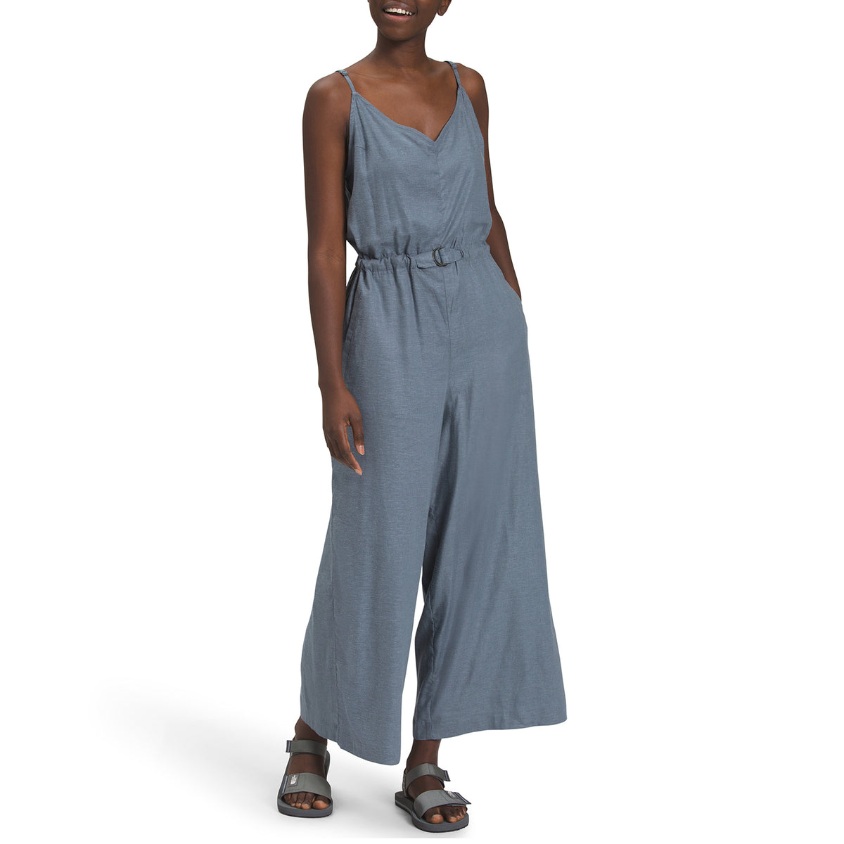 The North Face Hillrose Hemp Jumpsuit - Women's Flint Stone Grey