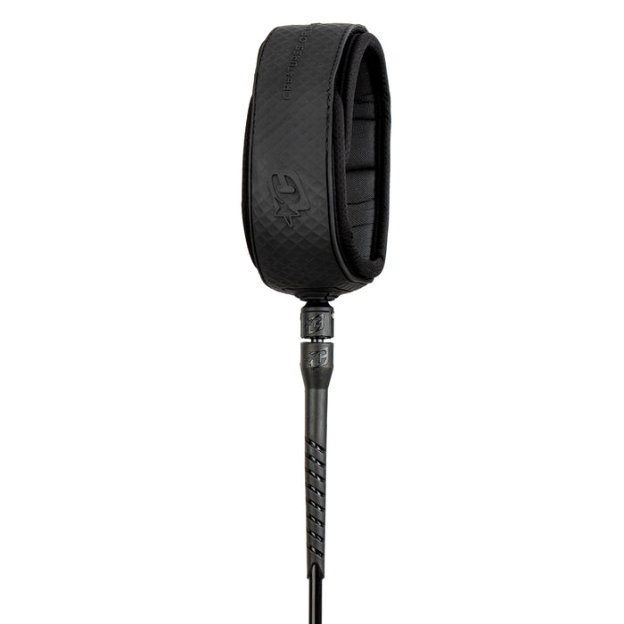 Creatures of Leisure Longboard Knee 10' Surf Leash Black Black