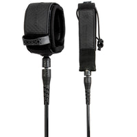 Creatures of Leisure Longboard Ankle 10' Surf Leash Black Black::Black Black