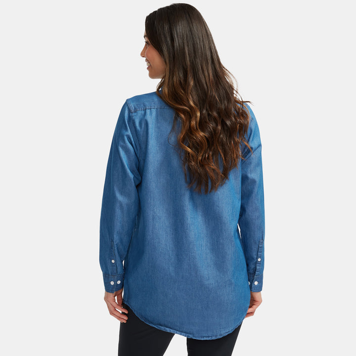 evo Sound Denim Shirt - Women's Denim Blue