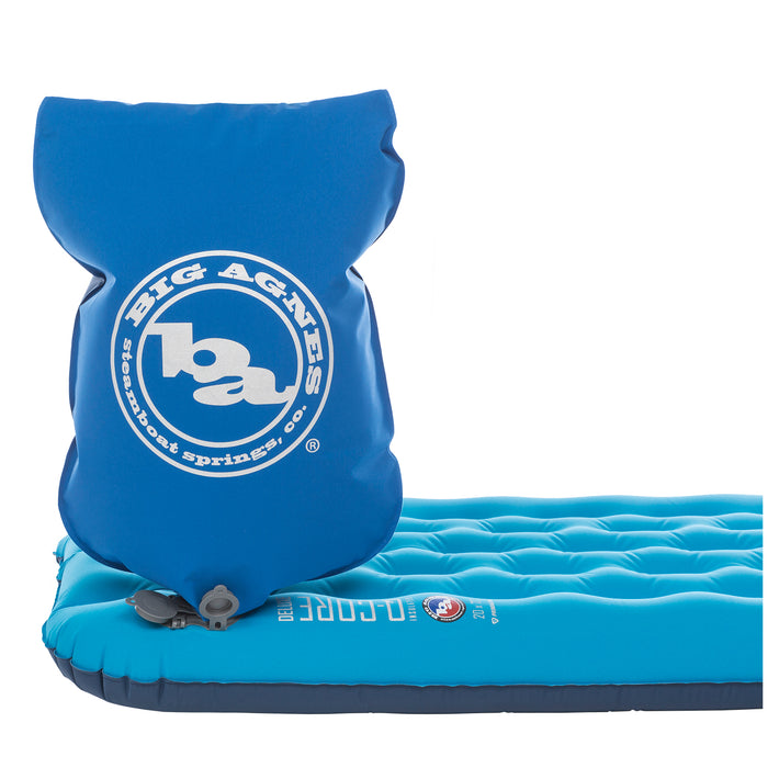 Big Agnes Insulated Q-Core Deluxe Wide Sleeping Pad Turquoise