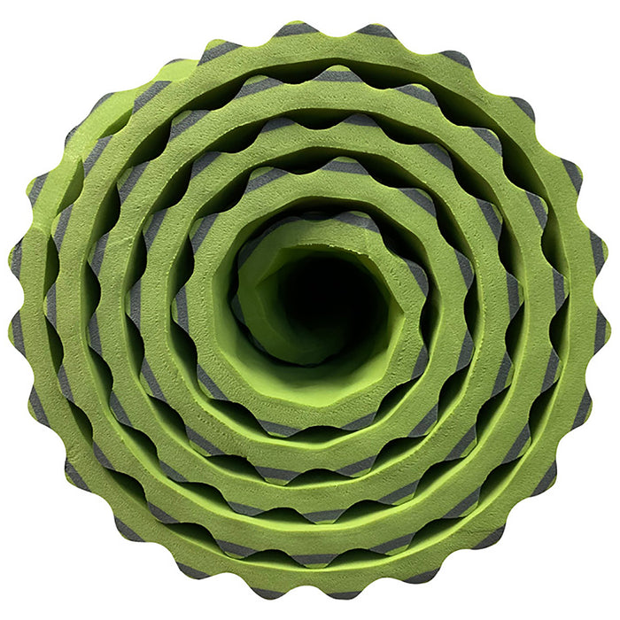 Big Agnes TwisterCane™ Bio Foam Sleeping Pad Green/Gray