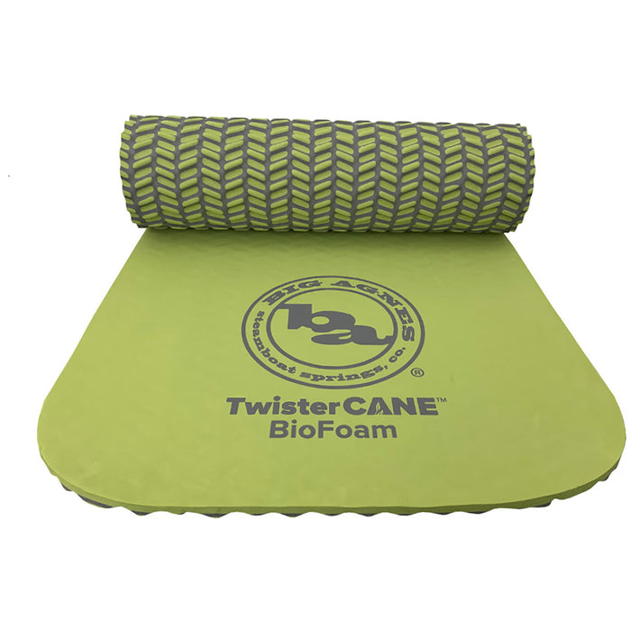 Big Agnes TwisterCane™ Bio Foam Sleeping Pad Green/Gray