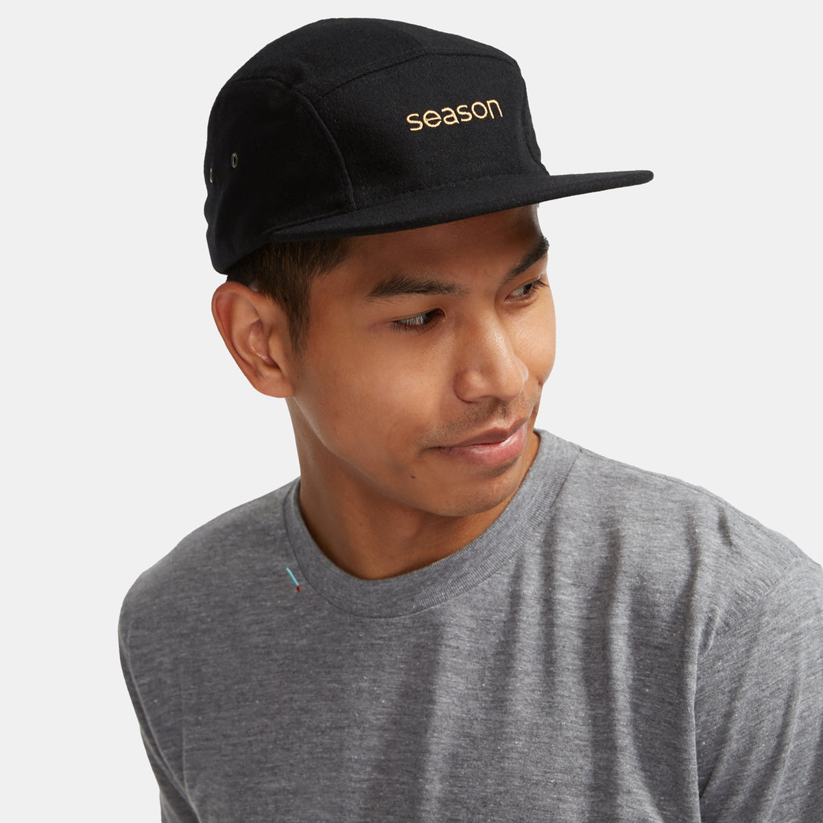 Season Melt Wool Cap Ash