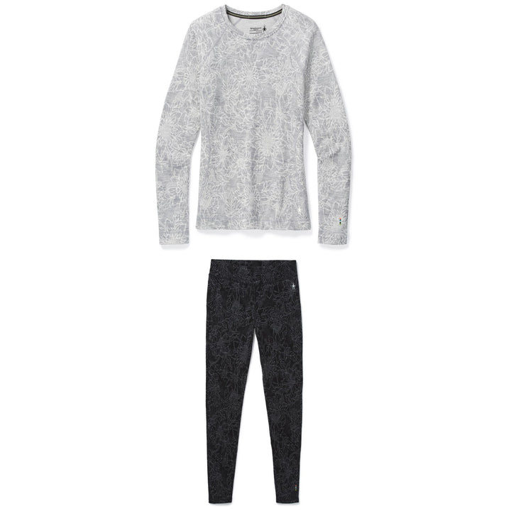 Smartwool Merino 250 Baselayer Pattern Crew + Pattern Bottoms - Women's 2021