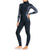 Roxy 5/4/3 Syncro Chest Zip Hooded Wetsuit - Women's Jet/Black