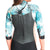 Roxy 3/2 Syncro Back Zip Wetsuit - Girls' Black/Pale Coral/Butter