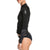Roxy 1mm Satin Front Zip Long Sleeve Wetsuit Jacket - Women's Black