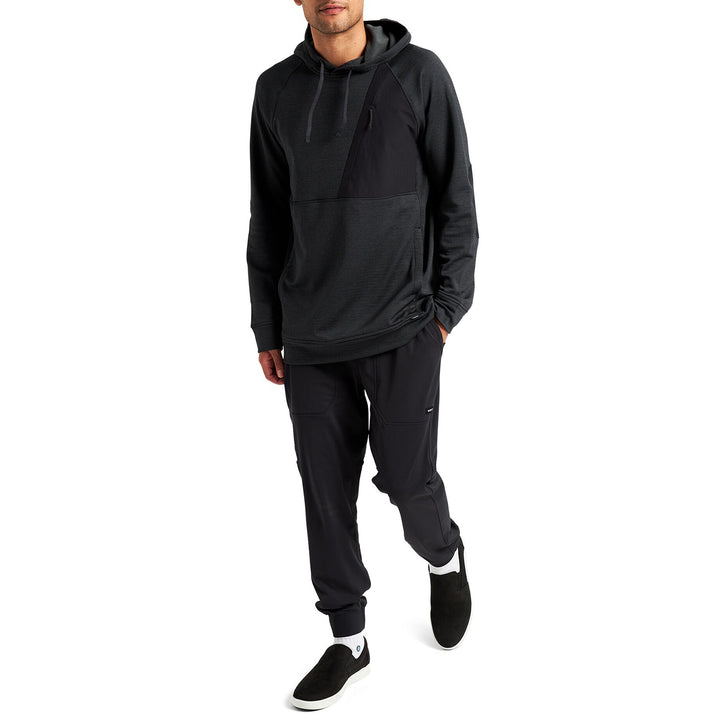 Burton Multipath Grid Pullover Fleece - Men's True Black
