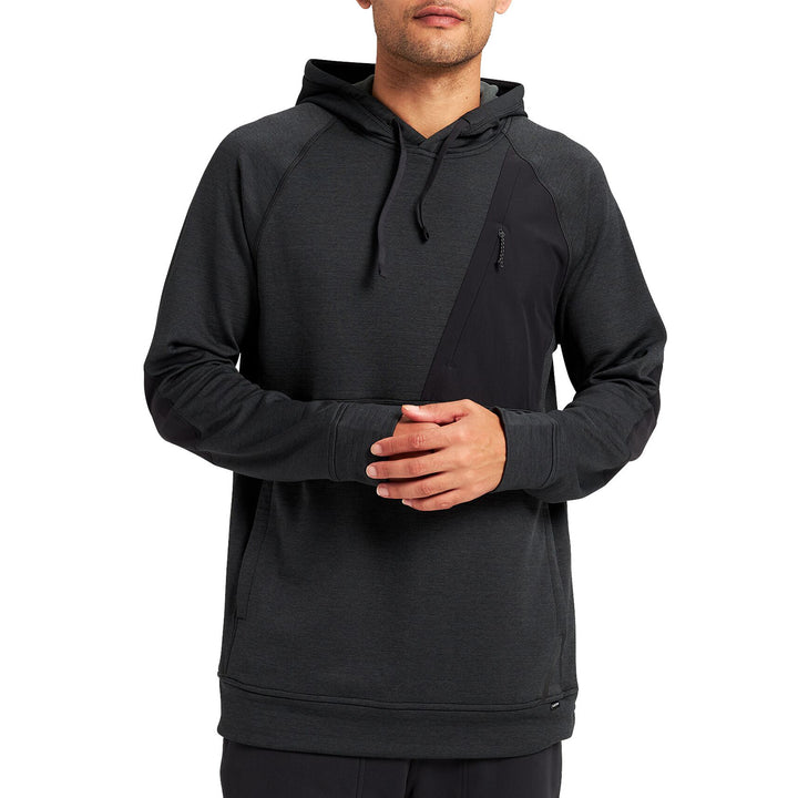 Burton Multipath Grid Pullover Fleece - Men's True Black