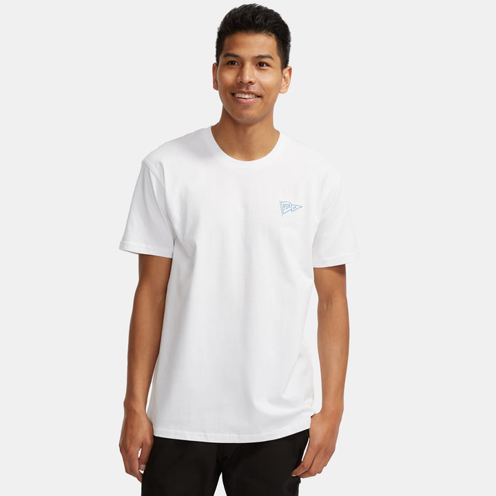 evo Portland Pennant T-Shirt White