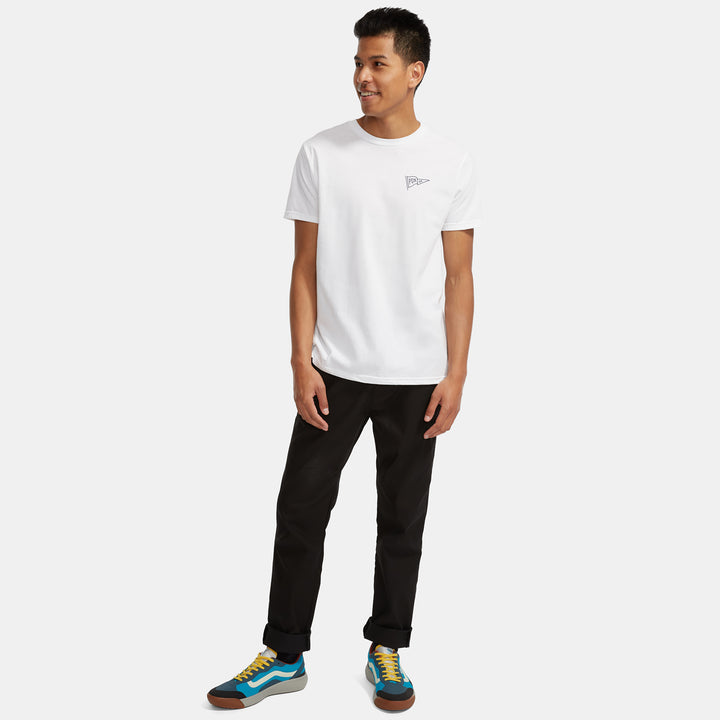 evo Portland Pennant T-Shirt - Men's White