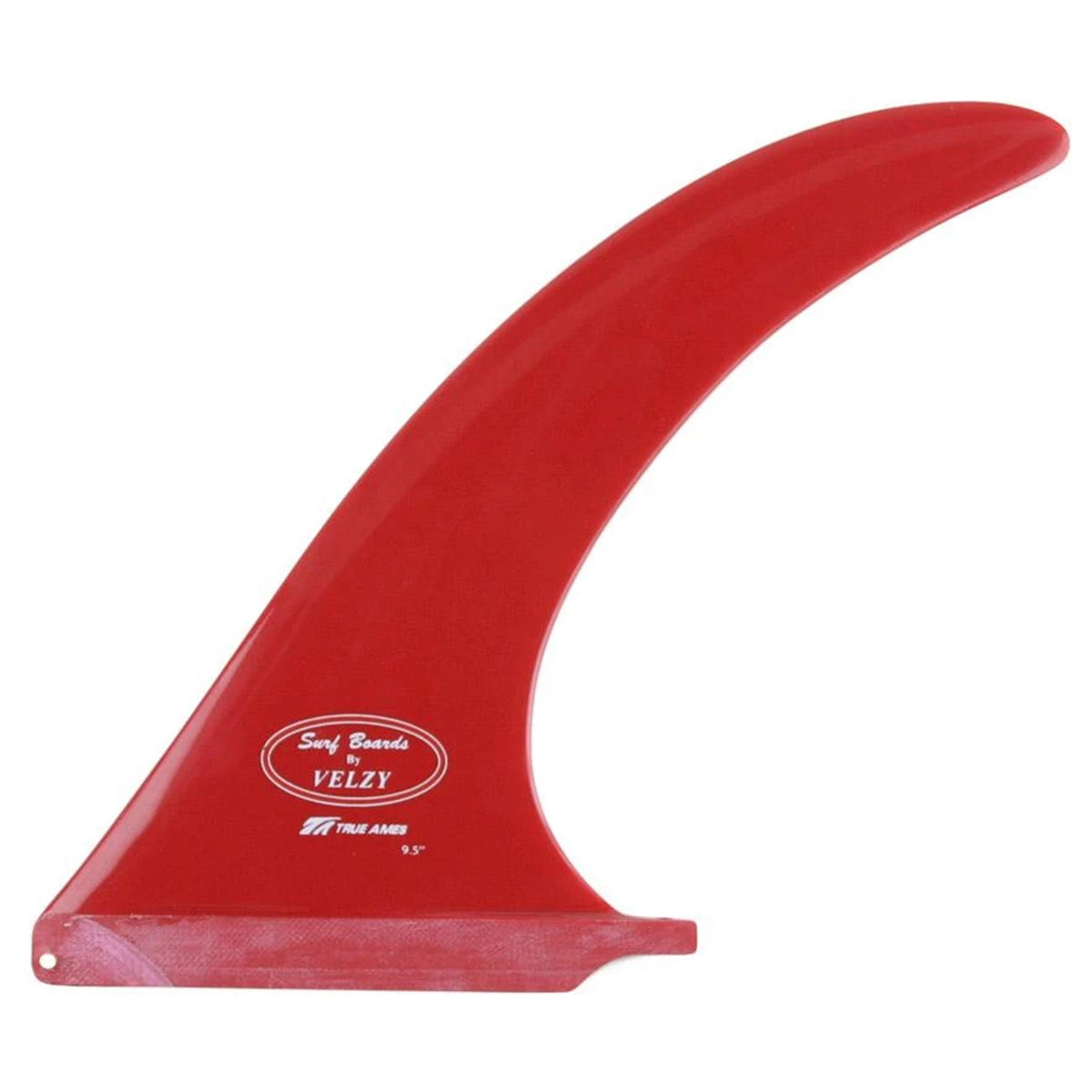 True Ames Velzy Classic Longboard Fin Solid Red