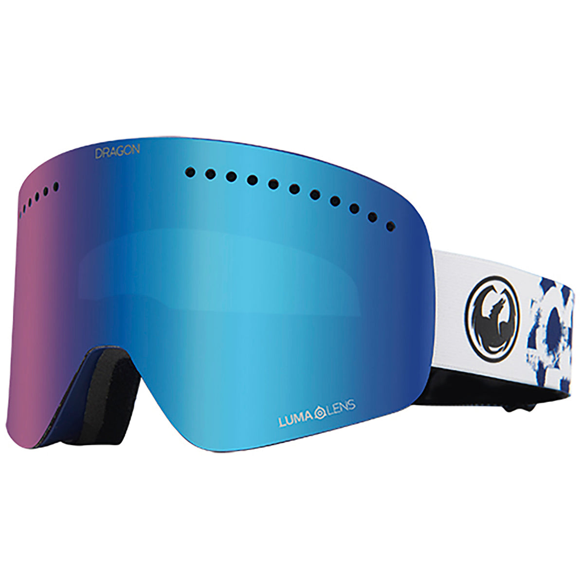 Dragon NFX Spyder Goggles EricHaze2022/LumaLensBlueIon+LumaLensLightRose