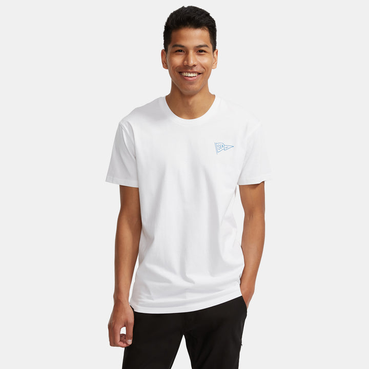 evo Seattle Pennant T-Shirt White