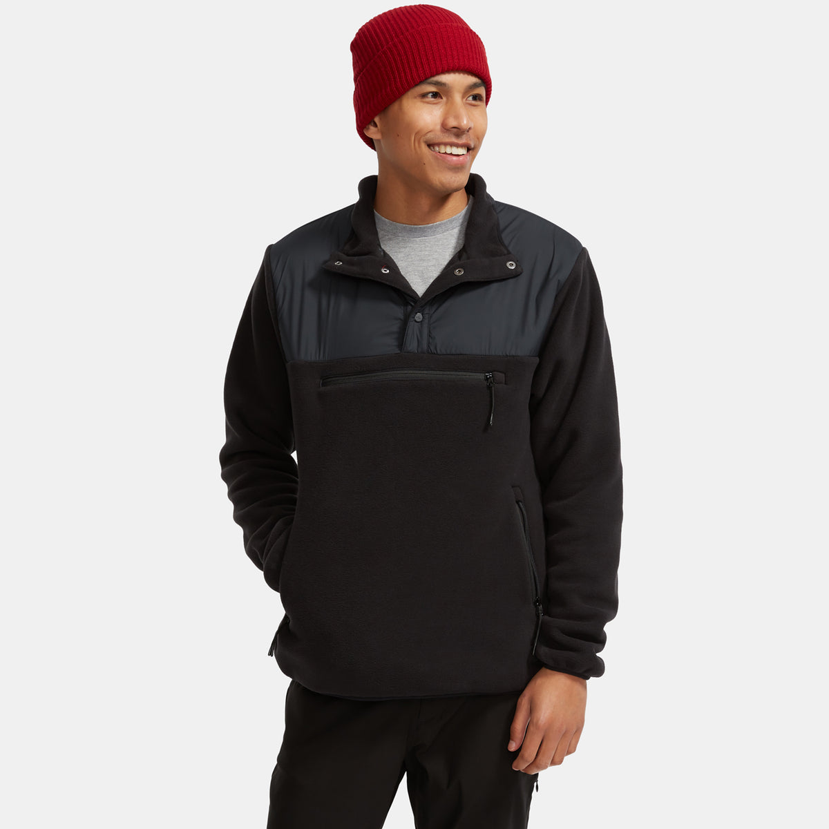 evo Ballard Fleece Pullover Black