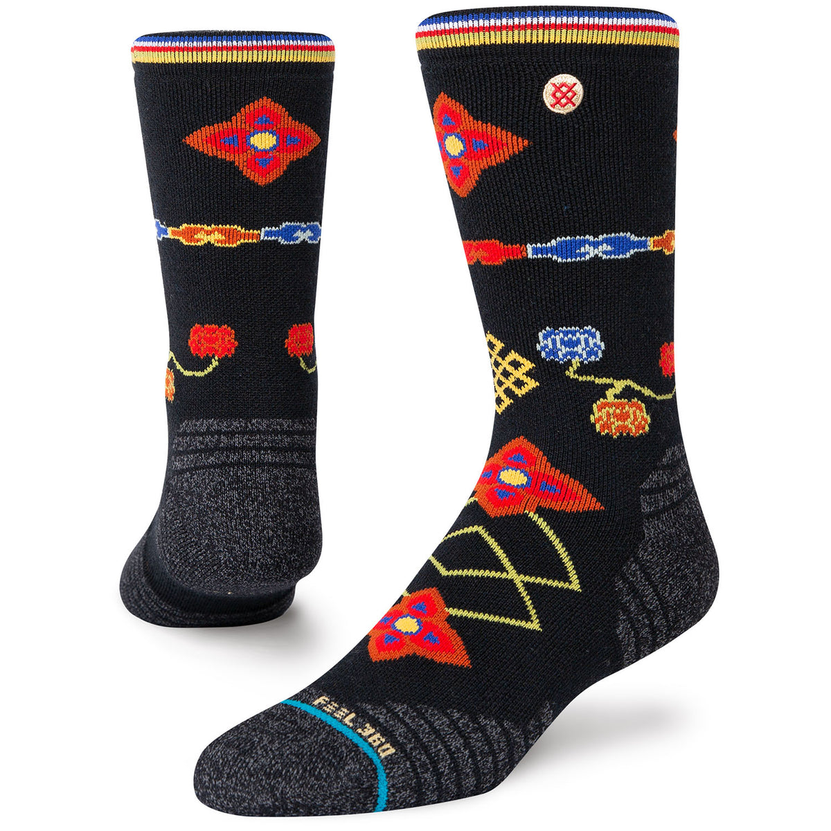Stance Shiva Socks Black