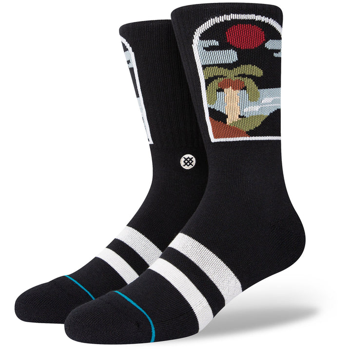 Stance Sea View Socks - Unisex Black