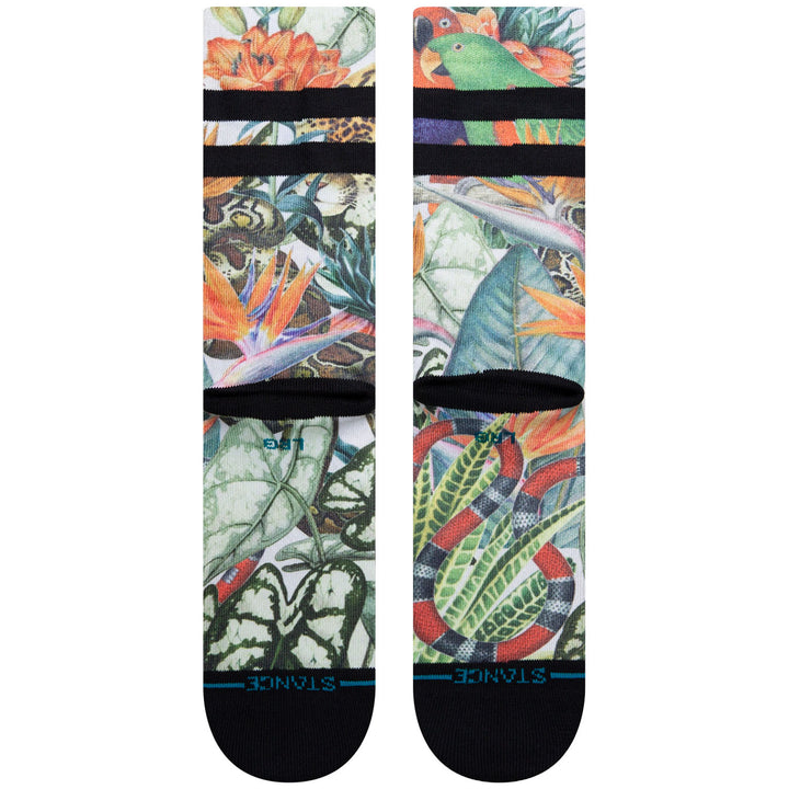 Stance Jungle Life Socks Off White