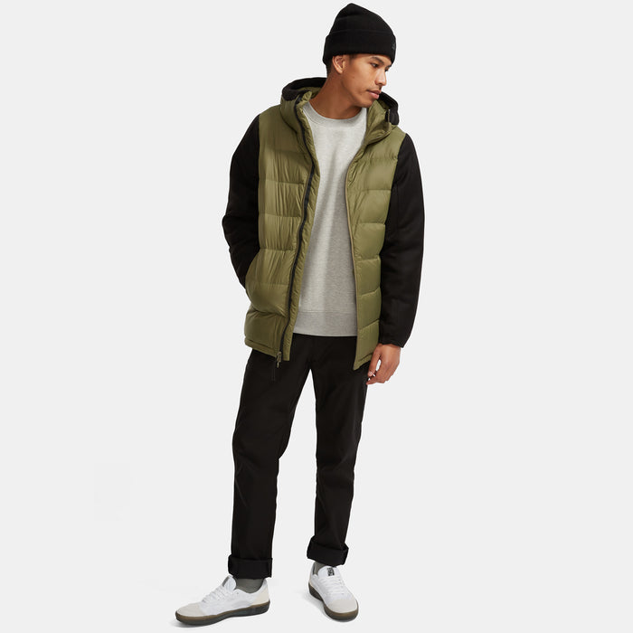 evo Ballard Down Hoodie Burnt Olive