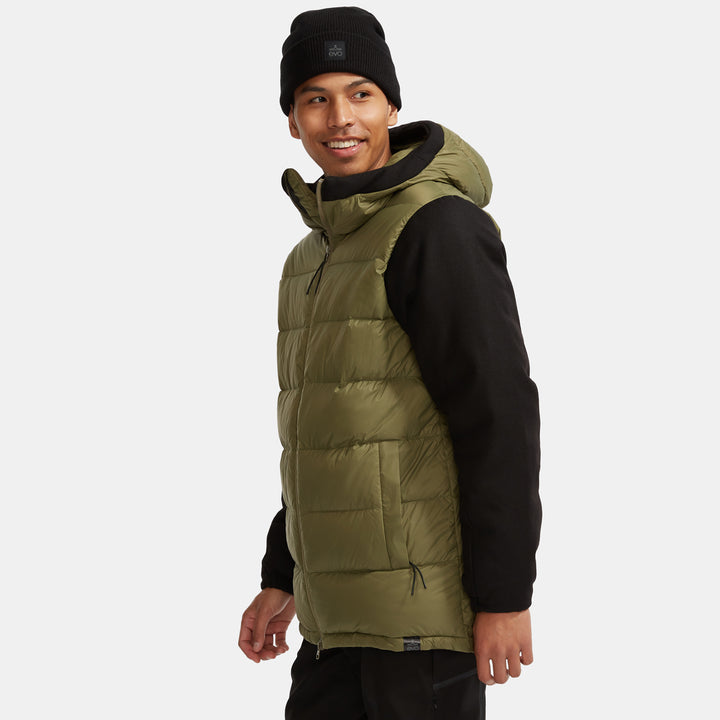 evo Ballard Down Hoodie Burnt Olive