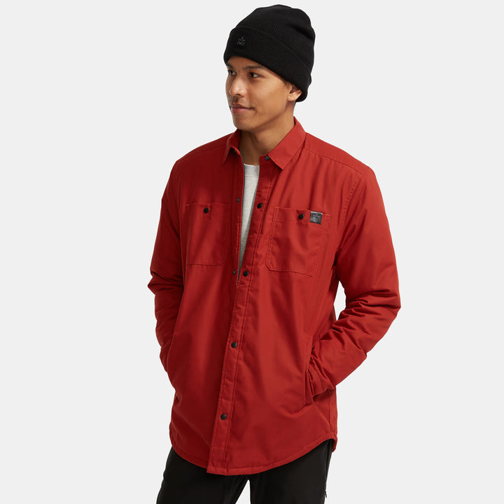 evo Ballard Shacket Brick