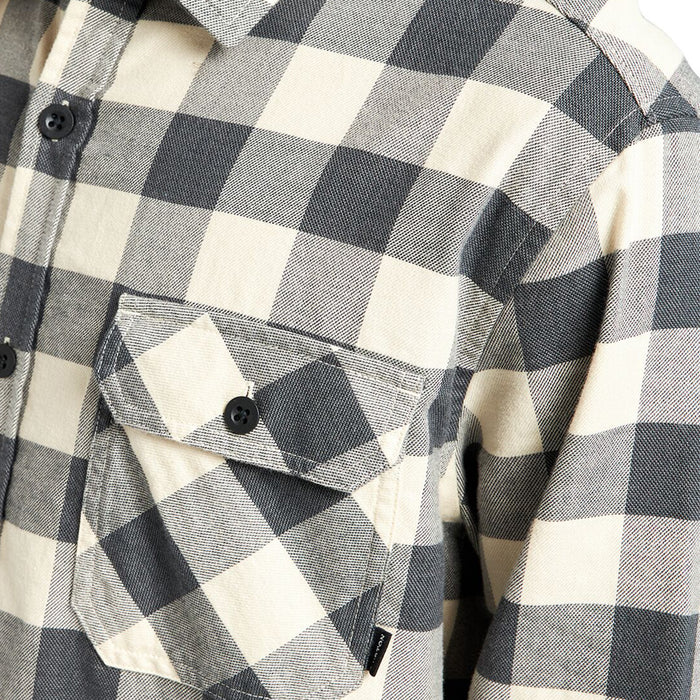 Burton Brighton Flannel - Men's Crème Brûlée Heather Buffalo Plaid