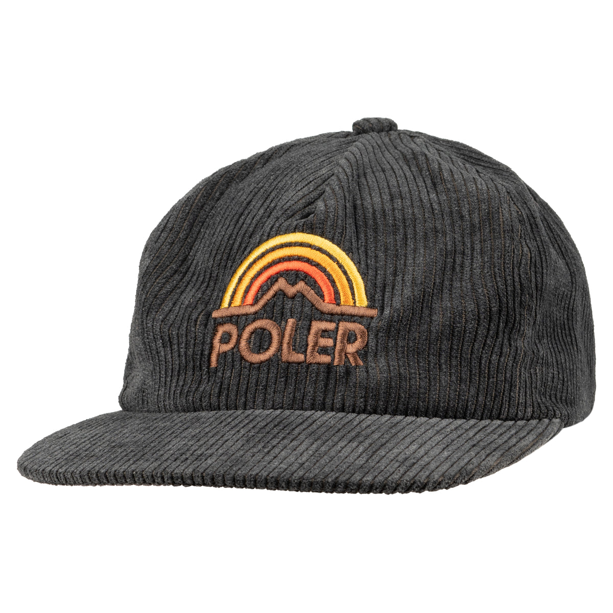 Poler Mt Rainbow Hat Dark Grey
