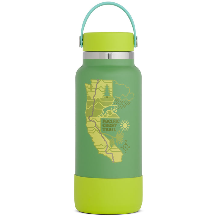 Hydro Flask Scenic Trails Limited Edition 32oz Wide Mouth Water Bottle Gecko