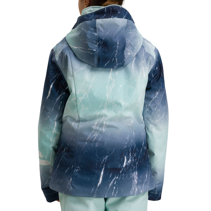 Rossignol Fonction Print Jacket - Girls' Aqua Marble