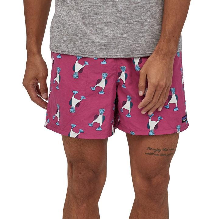 Patagonia Baggies 5" Shorts Blue Prints: Star Pink