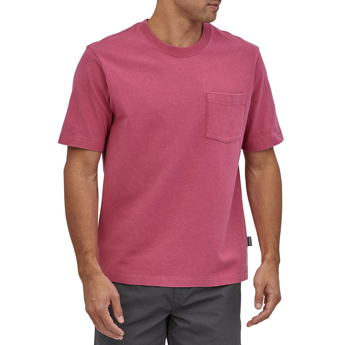 Patagonia Organic Cotton Midweight Pocket T-Shirt Star Pink