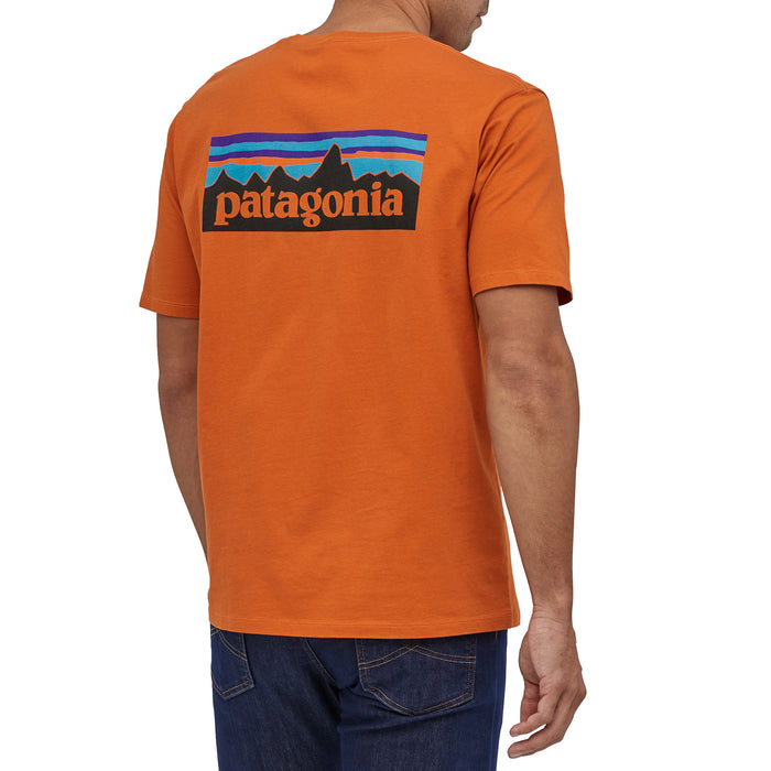 Patagonia P-6 Logo Organic T-Shirt - Men's Desert Orange
