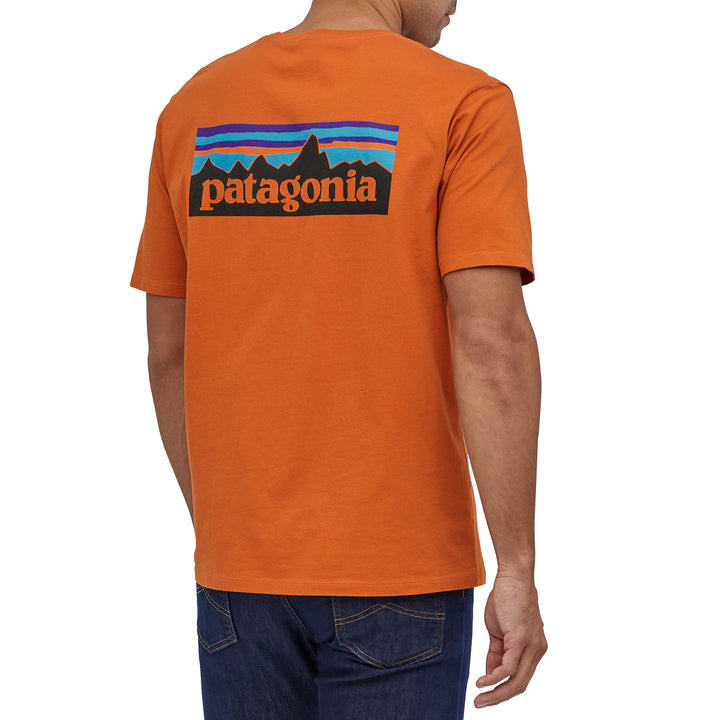 Patagonia P-6 Logo Organic T-Shirt - Men's Desert Orange