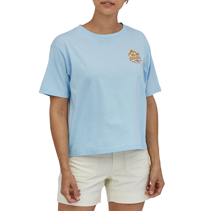 Patagonia Same Ocean Organic Easy Cut T-Shirt - Women's Fin Blue