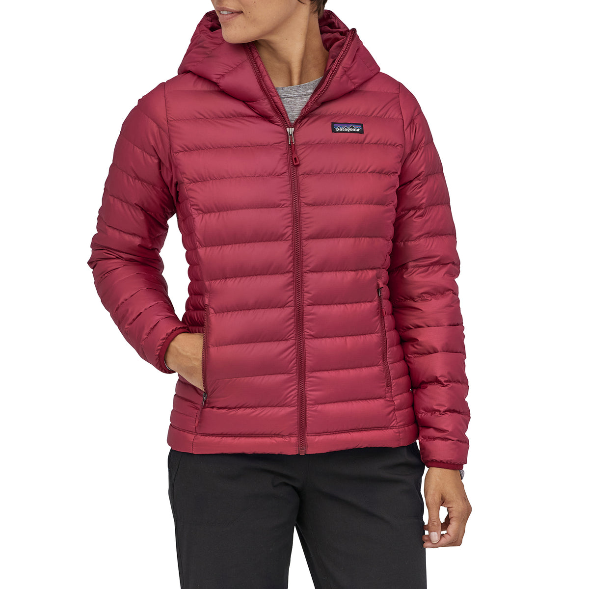 Patagonia Down Sweater Hoodie - Women's Roamer Red