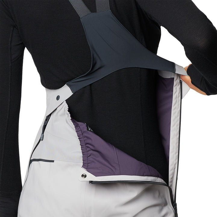 Mountain Hardwear Boundary Line™ GORE-TEX Insulated Tall Bibs - Women's Light Dunes
